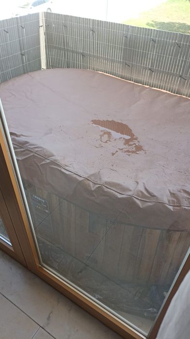 Jacuzzi Arebos Whirlpool | SPA insuflável | Interior e exterior, 90 jatos, com aquecimento, 550 litros, Incl. Cobertura