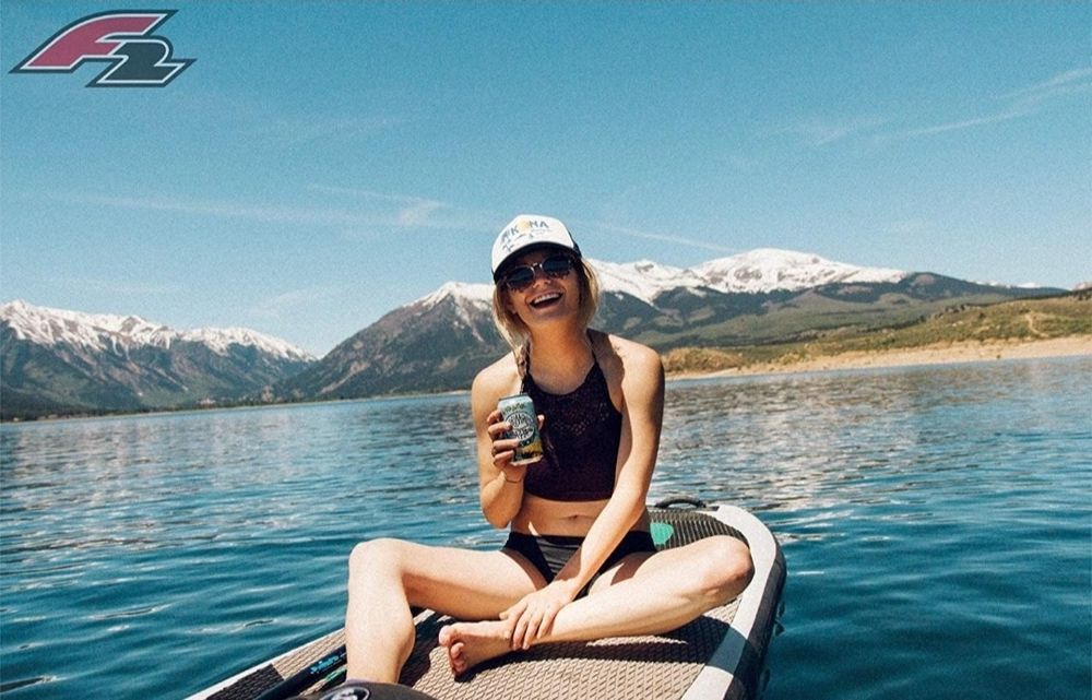 F2 Inflatable SUP Board TEAM 10'5 + paddle and pump Inflatable Stand U