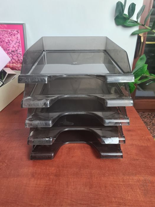 Półki na dokumenty plastikowe ponad 40szt