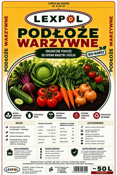 Podłoże warzywne ,Duczki ,Dostawa