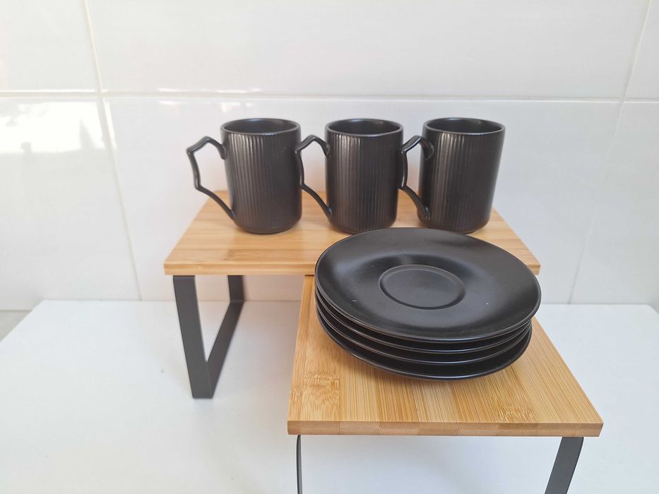 N O W E Półki Loft 2 sztuki bambusowe kuchenne do kuchni łazienki