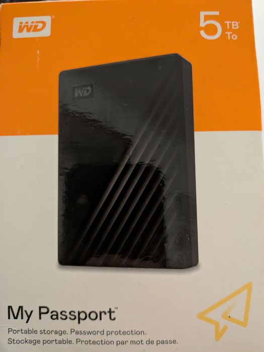 Disco Externo 2.5 Western Digital My Passport 5tb - NOVO