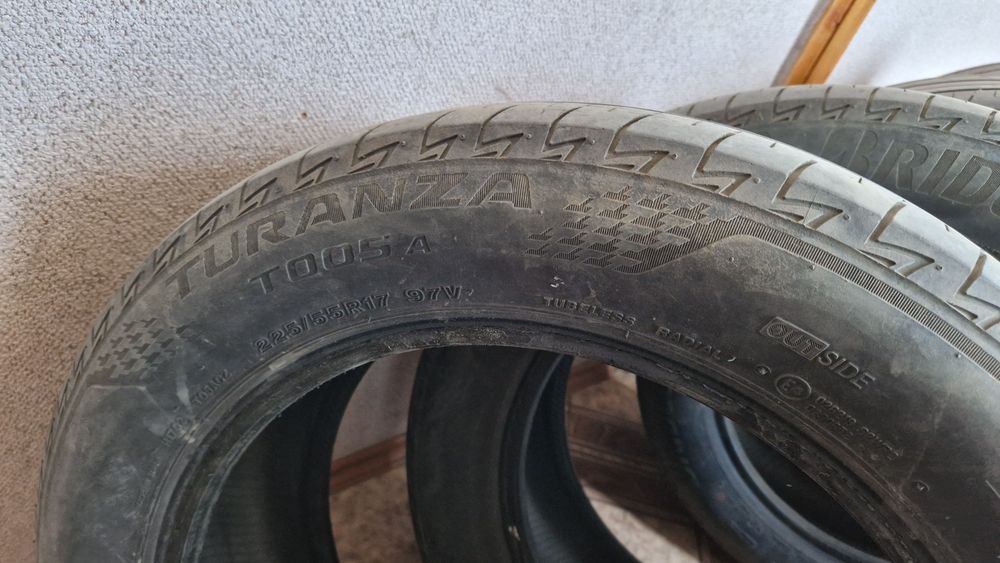 Літні шины Bridgestone Turanza T005A 225/55 R17 б/у
