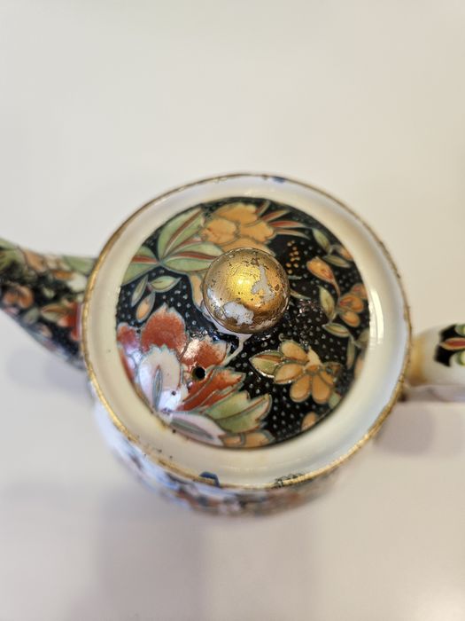 Stary porcelanowy chiński japoński czajnik dzbanek czajniczek retro