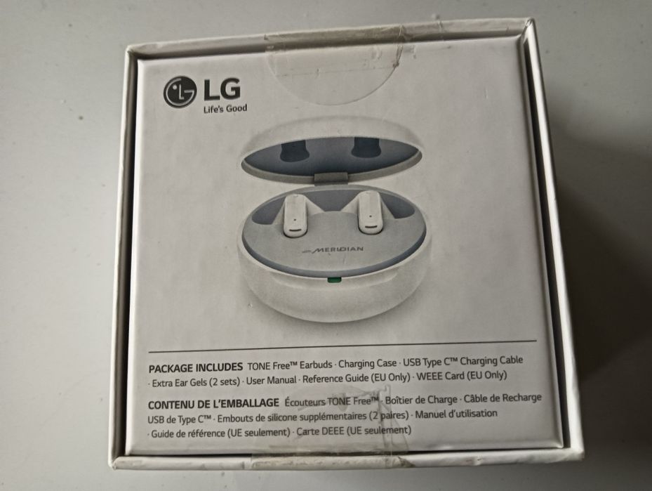 Fones auriculares Earbuds LG Tone free fp-5w
Novos a estrear, caixa se