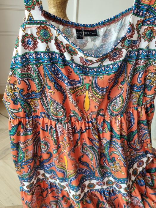 Sukienka Bonprix 48-50 boho plus size