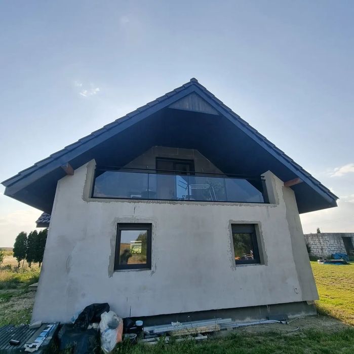 Balustrady stal nierdzewna aluminium szkło panelowe  balkon francuski