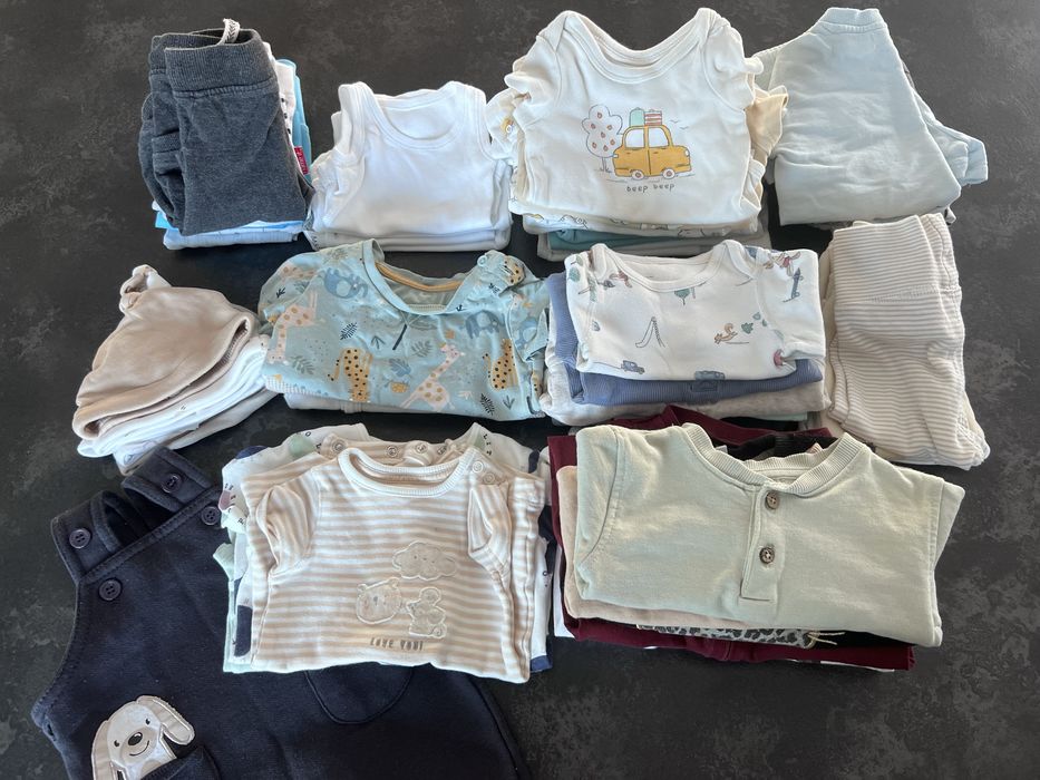 Paka ubrań chłopiec 50-62 60 szt