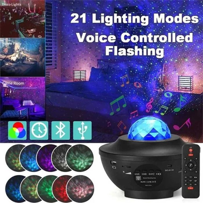 Projetor de Luz em forma de Disco (NOVOS)