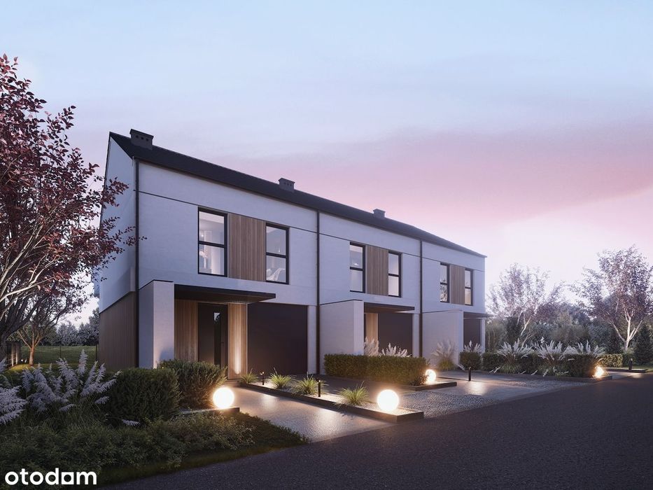 Szeregówka przy ulicy Słocińskiej. Dostępne skrajne segmenty.