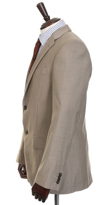 S.OLIVER beżowa marynarka męska Genua regular fit 45% wełna r. 48