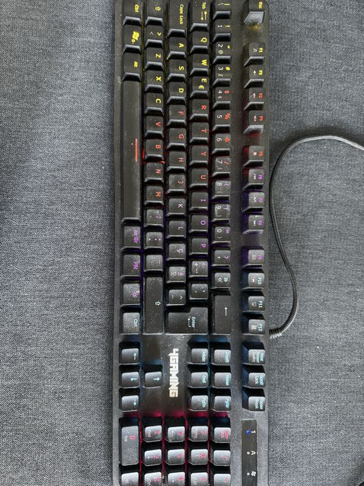 Teclado mecanico 4Gamer RGB custo
