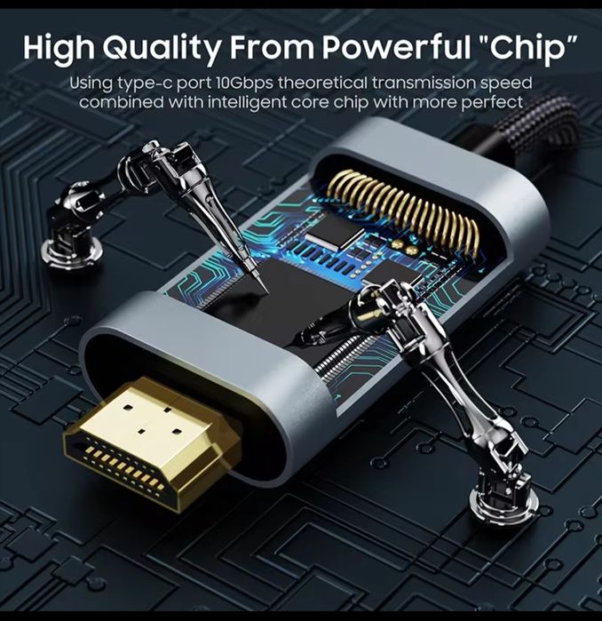 USB-C device to an HDMI
Шнур для підключення монітору або телевізору від ноутбуку або телефону