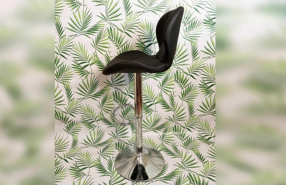 Барний стілець зі спинкою для майстра/Крісло в перукарню барне шир49см