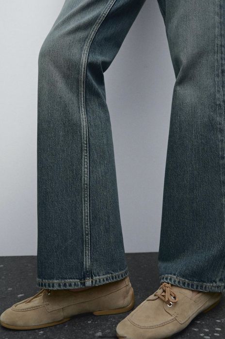 Джинси Massimo Dutti  з високою талією boot-cut