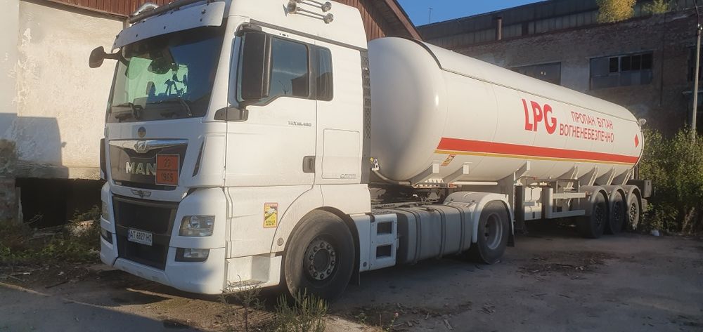 Напівпричіп-цистерна для газу 45м3