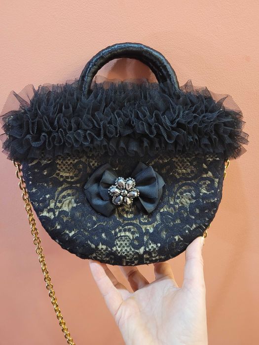 Torebka damska handmade w stylu glamour