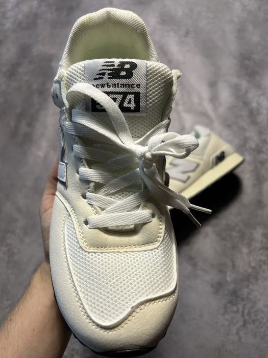 Кросівки New Balance 574 Білі / Кроссовки Нью Баланс 574 / 41,42  / 26 см / Білі / Повсякденні / Retro / Casual