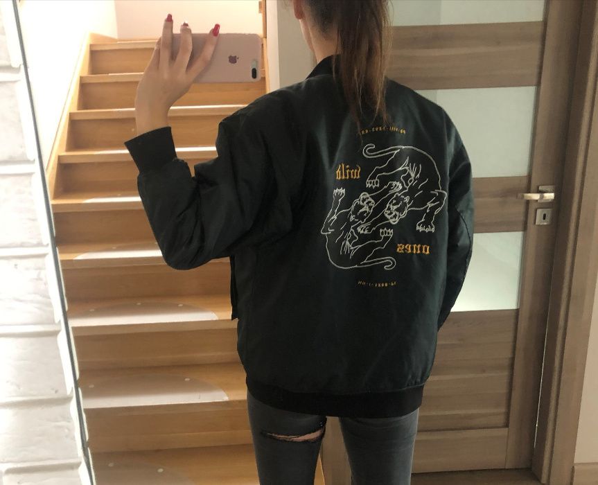 Kurtka oversize khaki