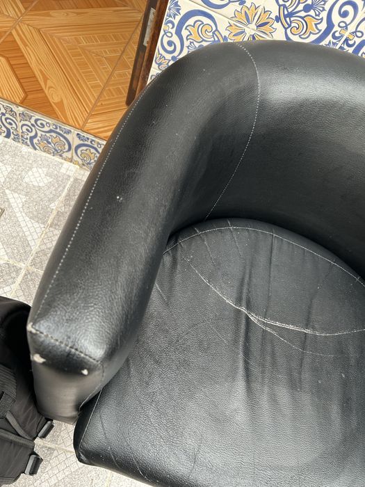 Sofas pretos 2 unidades