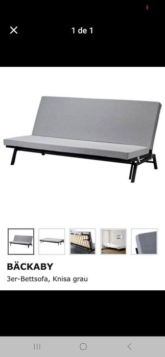 Sofá cama ikea 3lugares
