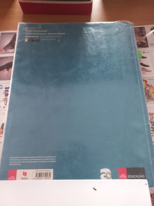 Livros Escolares 8º Ano -Geografia Ciencias Naturais