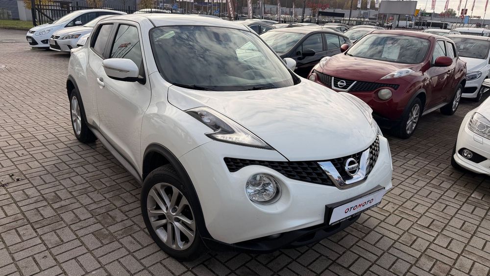 Nissan Juke Benzyna biała perła bezwypadkowy potwierdzony przebieg