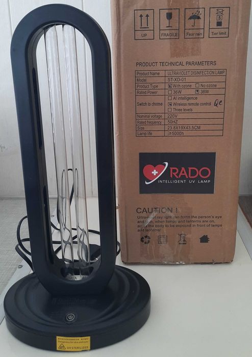 Кварцова бактерицидна лампа RADO UVC ST-XD-01