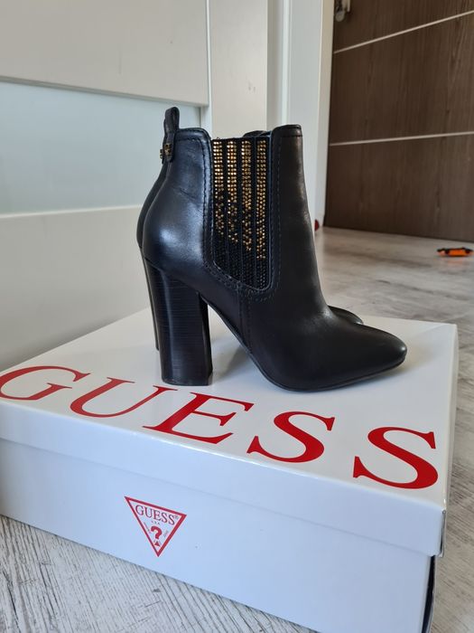 Guess 37 botki skóra naturalna