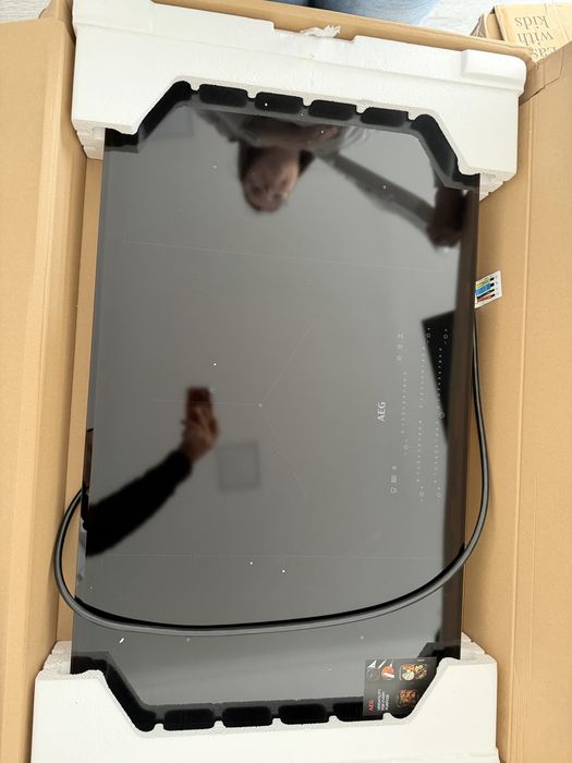 Placa Indução AEG IKE95771FB 91cm NOVA