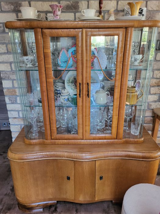 Piękny kredens witryna komoda serwantka