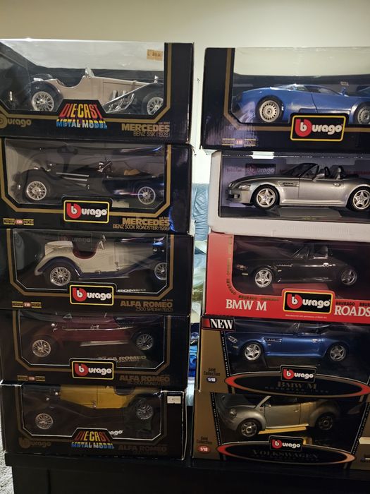 Kolekcja modeli Burago 1:18
