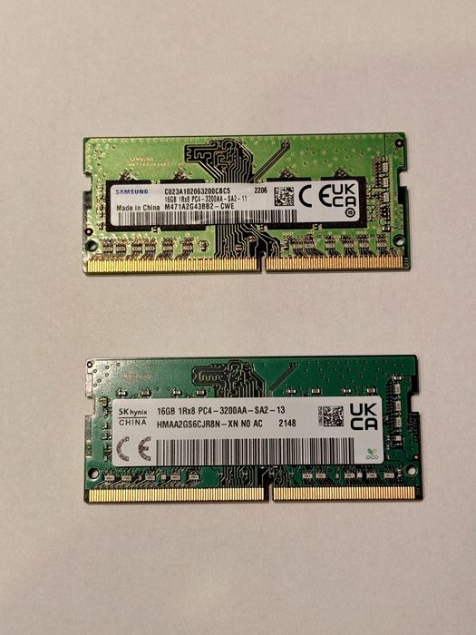 Pamięć RAM DDR4  SODIMM do laptopa Zestaw 32 GB (2 x16 GB)
