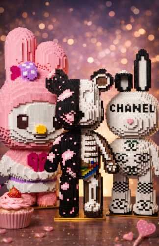 Чашка лего lego СТИЧ Стіч Куроми Куромі з блоків Blocks конструктор