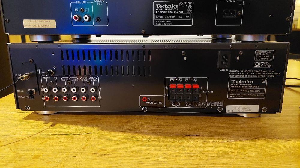 Zestaw stereo Technics