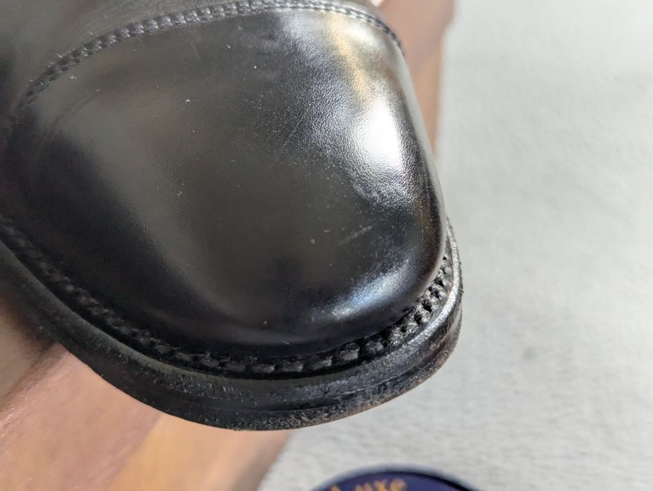 Buty męskie Berwick czarne, szyte metoda Goodyear welted, r7,5, r42