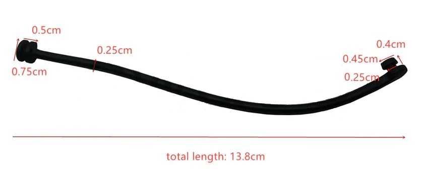 Cabo de segurança tampão combustível - BMW E81/E87/E88/E46/E90/E91/F20