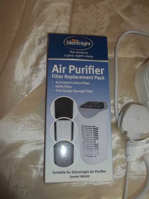 purificador de ar Silentnight com HEPA e filtros de carbono alergias