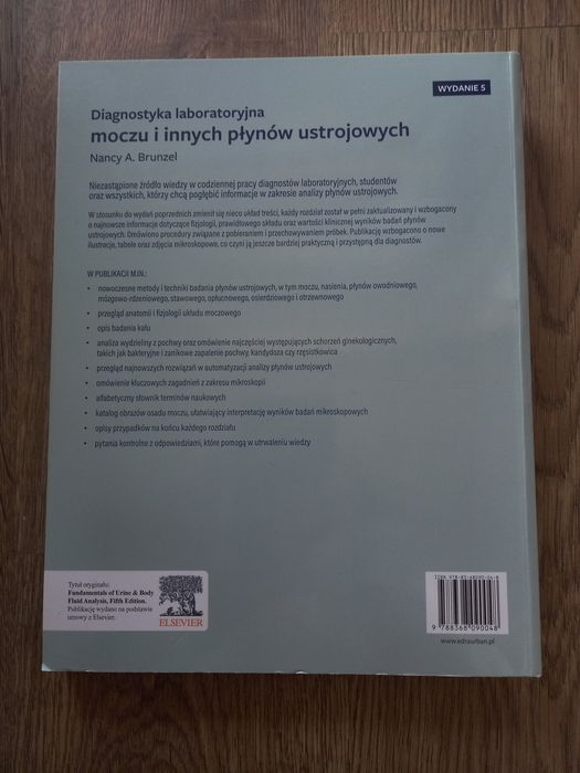 Diagnostyka laboratoryjna moczu i innych płynów ustrojowych, wyd.5
