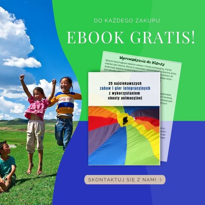 2M Chusta Animacyjna Klanza ZABAWY Z DZIEĆMI GRATIS Ebook Wysyłka 24H!