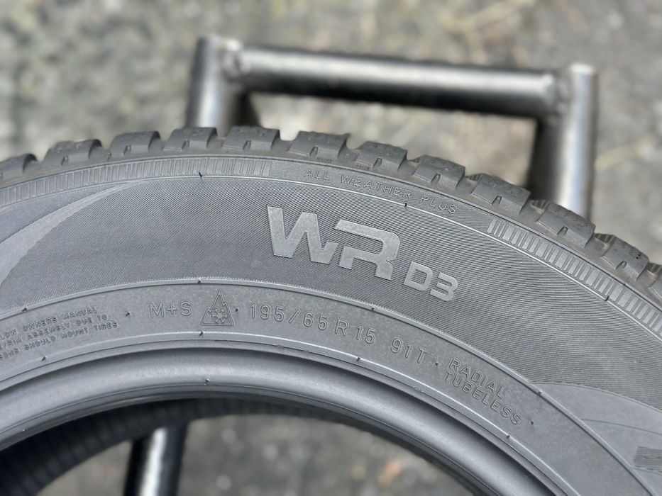 Зимові шини‼️Nokian WR D3 91T 195/65 r15 8.2мм 2024рік‼️Зимові шини‼️