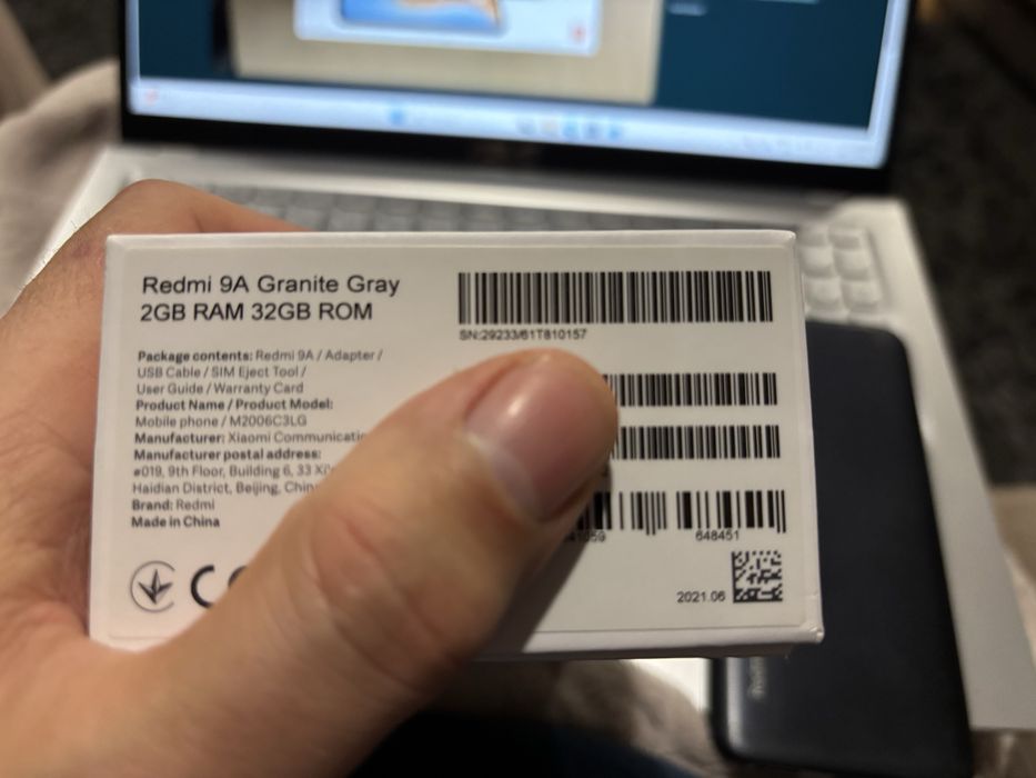 Xiaomi Redmi  9A 32gb 2gb RAM ecrã partido