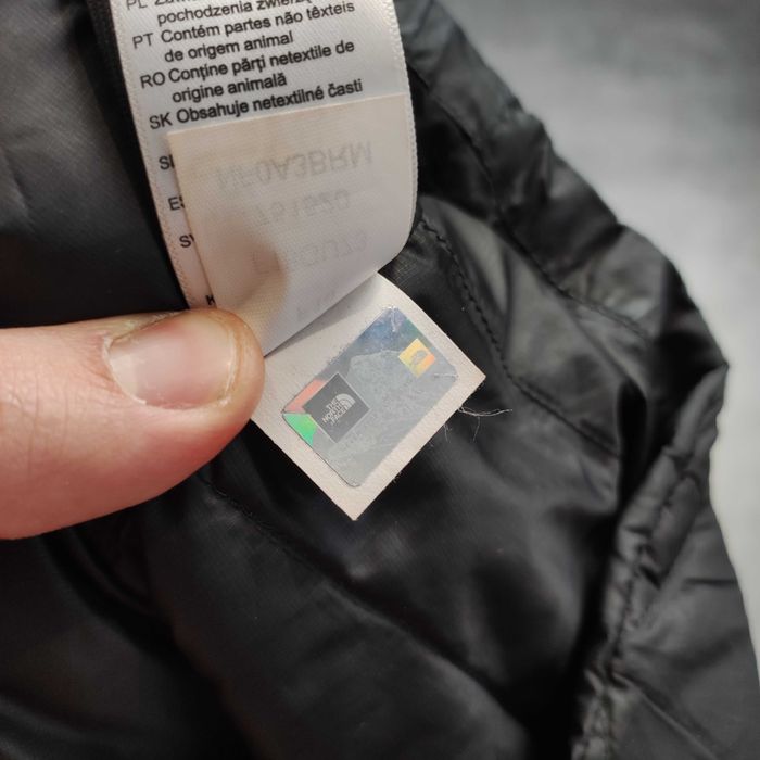 DAMSKA PREMIUM Kurtka Puchowa Przejściowa TNF The North Face 800 Haft