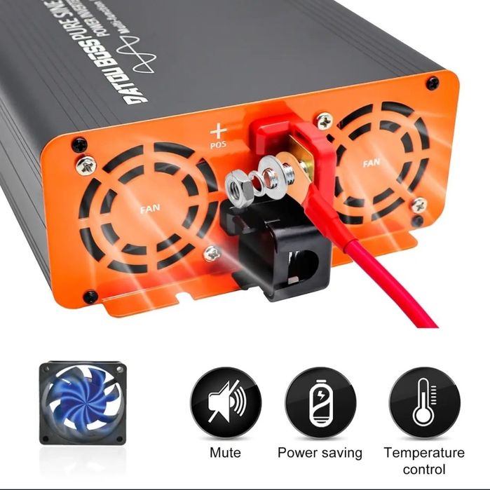 Надійний інвертор Datouboss 2000W(4000) 12V