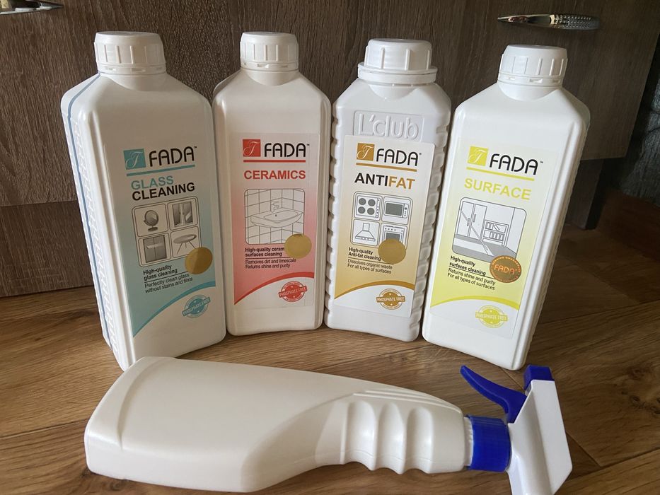 Набір фада по 1 л: кераміка, для скла, антижир та поверхня
