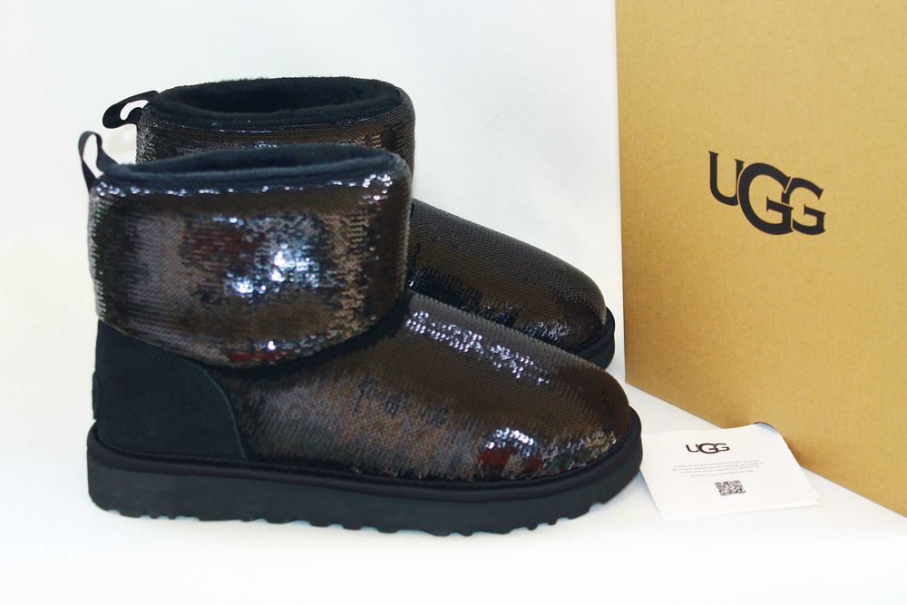 UGG Classic Mini Mirror Ball (Black)--EU--39--устілька-25