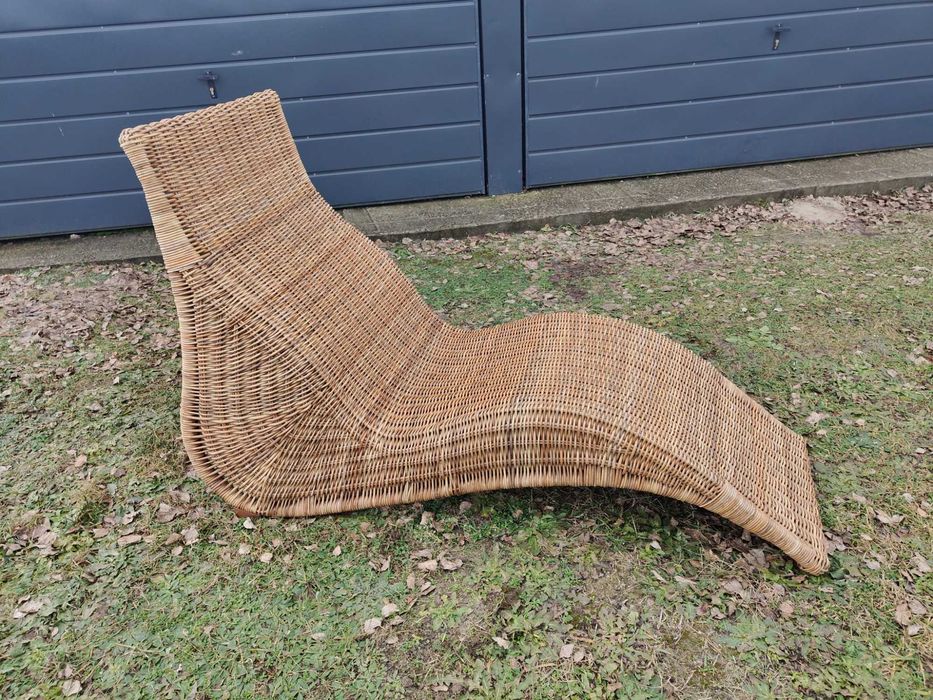 Leżanka IKEA  Rattanowa/wiklinowa