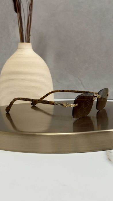 Окуляри Gucci GG1221S 003 Без оправи / Женские очки Гуччи оригинал