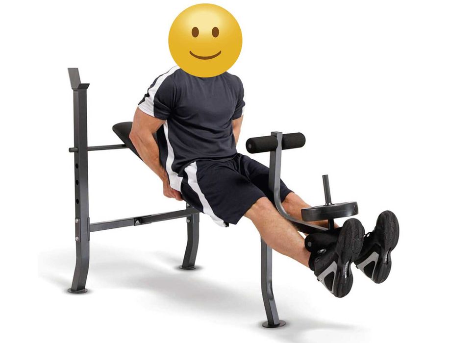 Banco Multifuncional de Musculação / Dumbbells + Pesos– Treine em Casa
