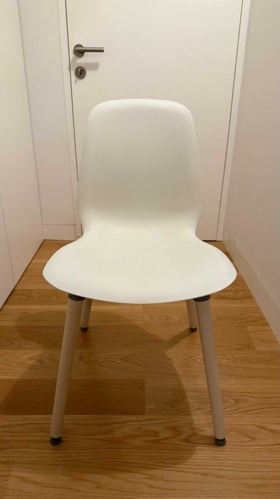 4 Cadeiras IKEA LEIFARNE brancas – muito bom estado